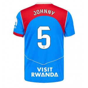 Atletico Madrid Johnny Cardoso #5 Jalkapallovaatteet Kolmaspaita 2025-26 Lyhythihainen